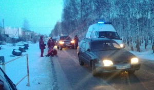 В Барнауле иномарка сбила пенсионерку.