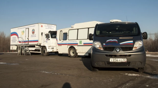 Мобильный передвижной комплекс. Автопоезд "Здоровье"