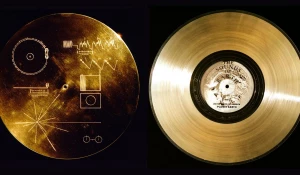 Золотые пластинки с посланиями инопланетянам.