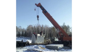 Установка трансформатора.