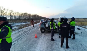 Под Рубцовском в ДТП погибли два человека. 10 декабря 2017 года.