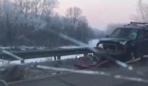 ДТП на Чуйском тракте возле Суртайки. 13 декабря 2017 года.