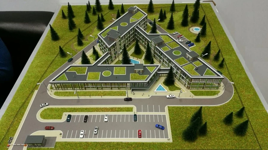 Проект нового медцентра в Барнауле.