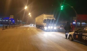 На Алтае фура сбила мужчину на пешеходном переходе.