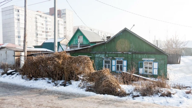 Новостройки в частном секторе в Барнауле.