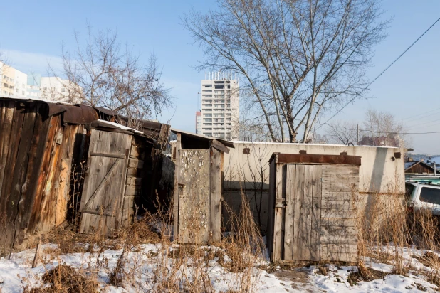 Новостройки в частном секторе в Барнауле.