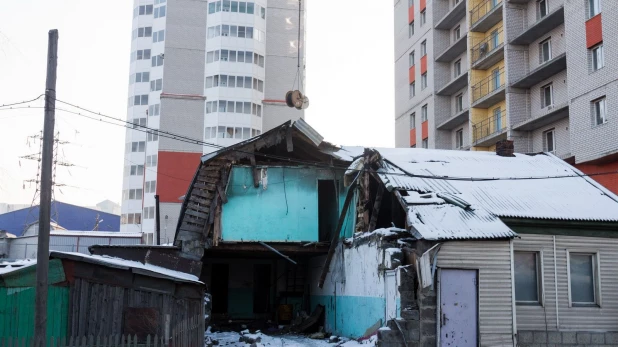 Новостройки в частном секторе в Барнауле.