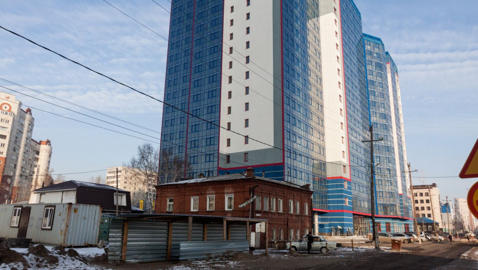 Новостройки в частном секторе в Барнауле.