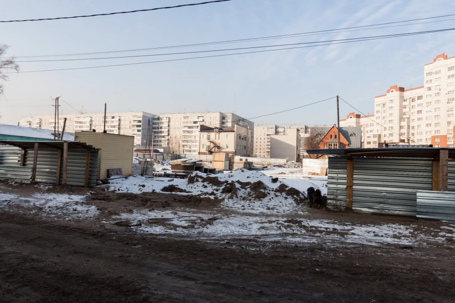 Новостройки в частном секторе в Барнауле.