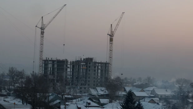 Новостройки в частном секторе в Барнауле.