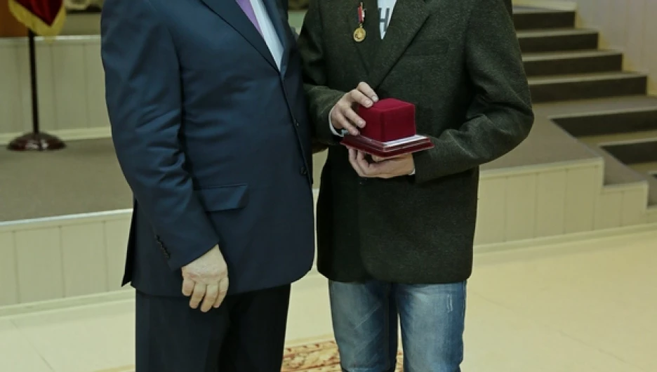 Церемония награждения.