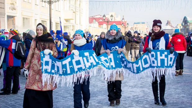 "Алтайская зимовка" в Барнауле.