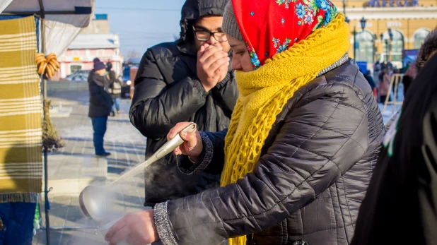 "Алтайская зимовка" в Барнауле.