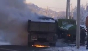 Сгорел ЗИЛ.