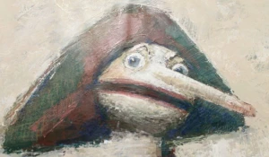 Выставка "Буратиноиды" московского художника Владимира Рябчикова в "Республике ИЗО".