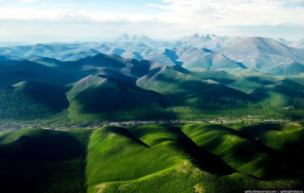 Фото с борта самолета.