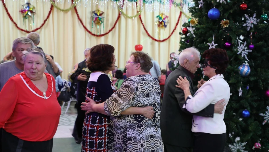 Новогодний вечер для ветеранов.