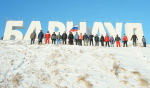 В Барнауле 1 января прошла трезвая пробежка.