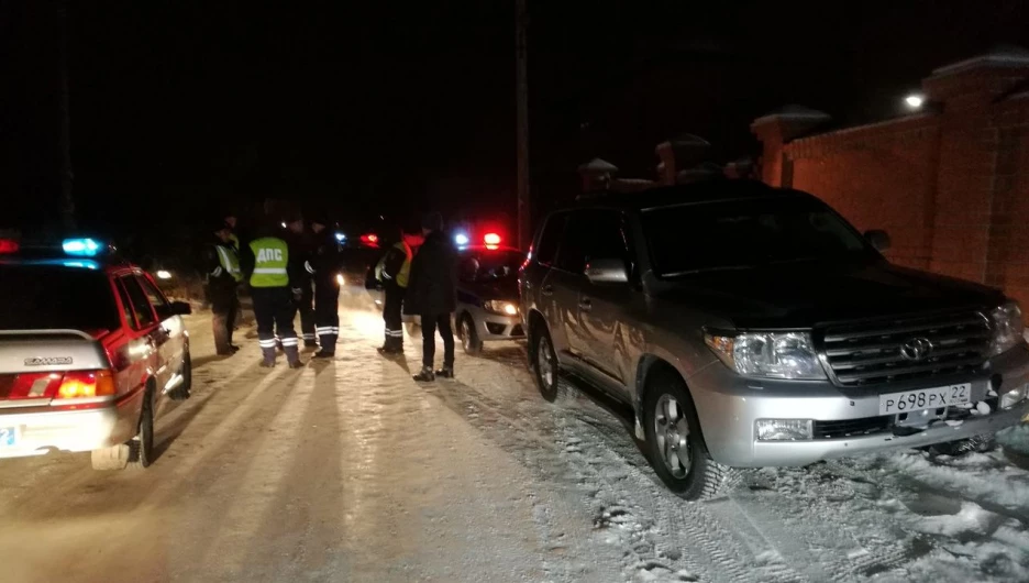 Пьяный водитель устроил погоню в Барнауле