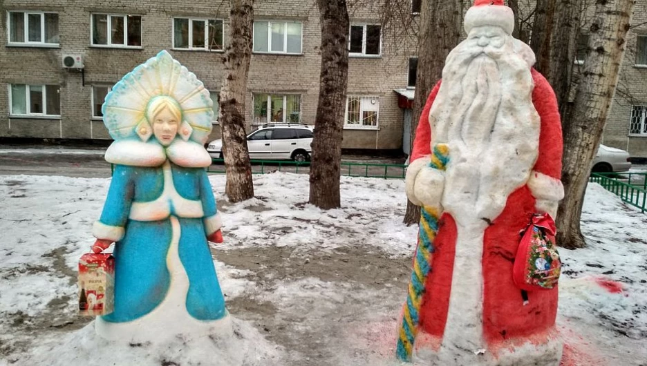 В Барнауле выбирают лучший зимний двор.