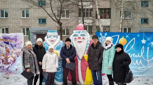 В Барнауле выбирают лучший зимний двор.