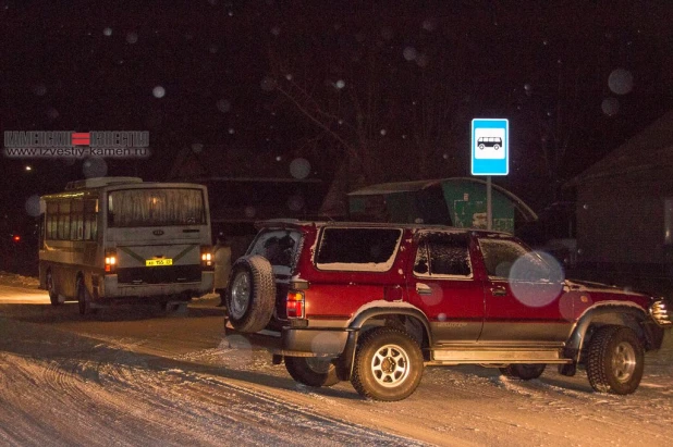 В Алтайском крае внедорожник сбил старушку, которая перебегала дорогу.