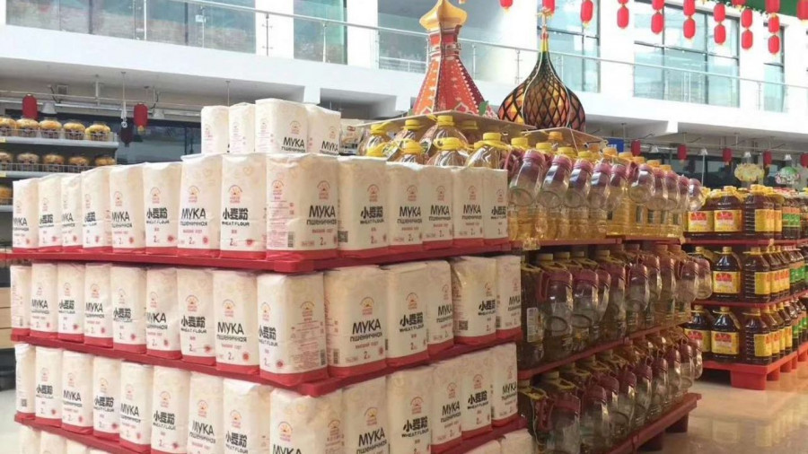 Алтайская мука продается в китайских магазинах