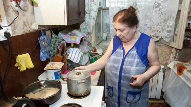 Татьяна Гаськова, жительница подвала на улице Червонной.