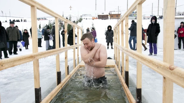 Крещение в Барнауле.