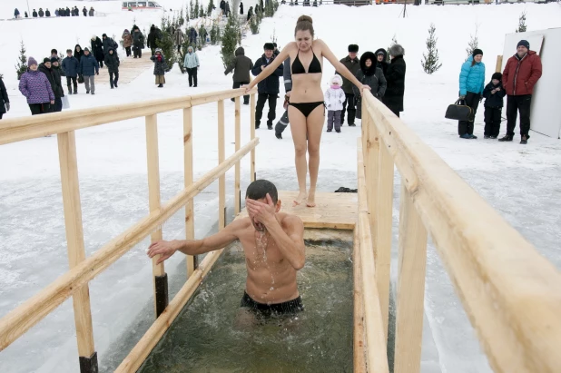 Крещение в Барнауле.