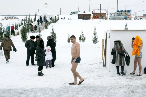 Крещение в Барнауле.