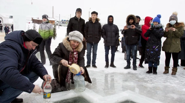 Крещение в Барнауле.