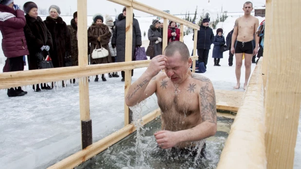 Крещение в Барнауле.