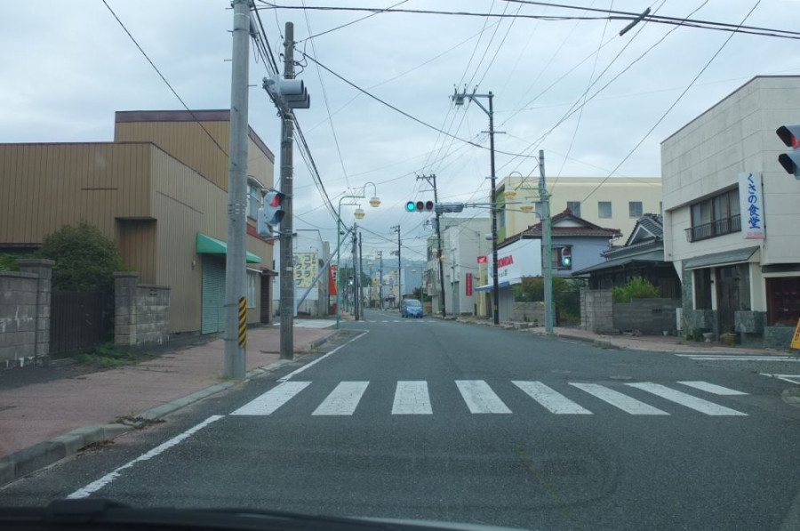 Поселок Томиока в Японии, префектура Фукусима.