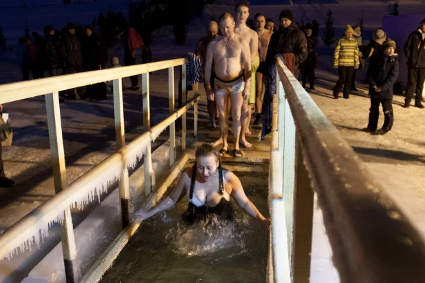 Крещение в Барнауле.