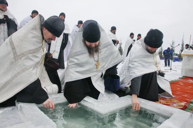 Крещение в Барнауле.