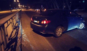 В Барнуле в ночь с 27 на 28 января двое пьяных водителей попали в ДТП.