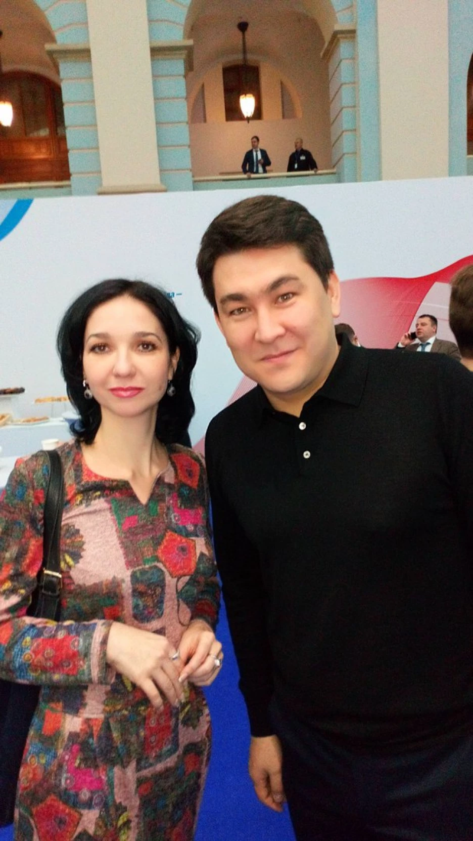 Азамат Мусагалиев с женой Викторией