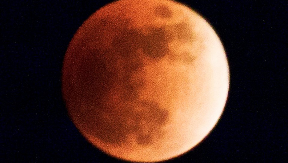 Кровавая луна на Алтае. 31 января 2018.