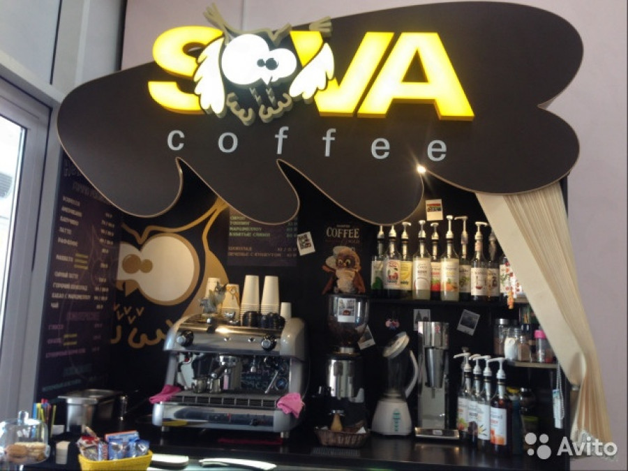 Сеть мини-кофеен Sova coffee.
