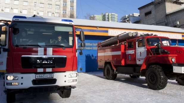 Один день в пожарной части.