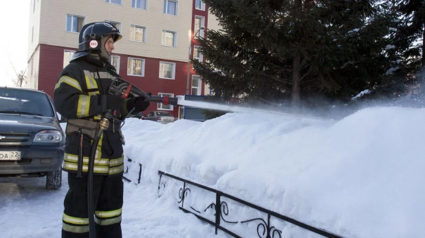 Один день в пожарной части.