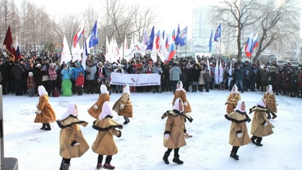 Митинг-концерт "Великий народ – победители и чемпионы".