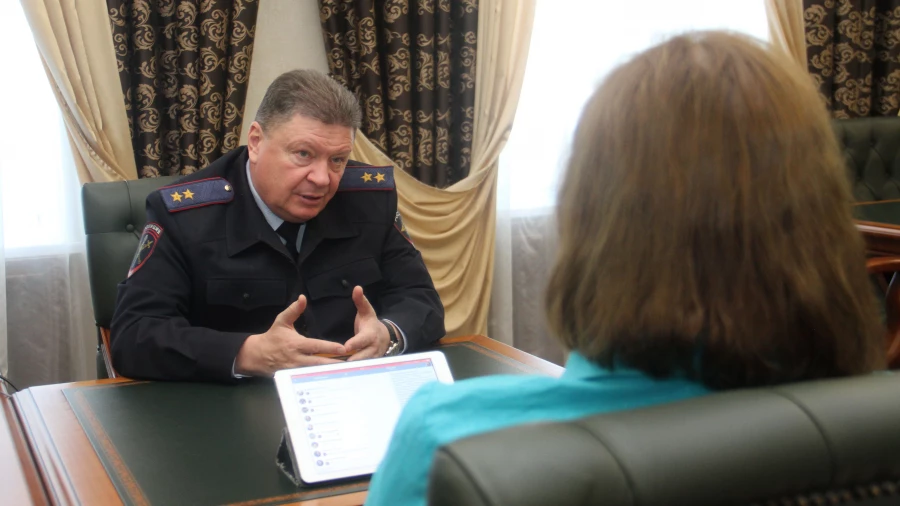 Интервью с главой алтайской полиции Олегом Торубаровым.