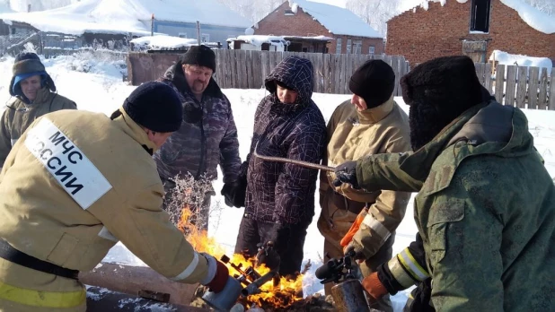 В селе Кусак.