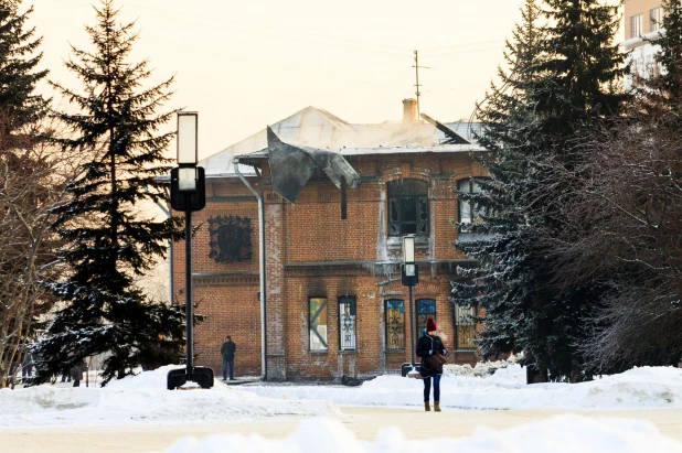 "Дом афганцев" после пожара.