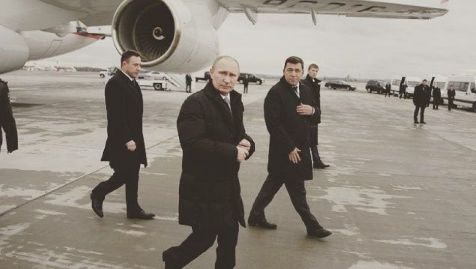 Владимир Путин в Красноярске