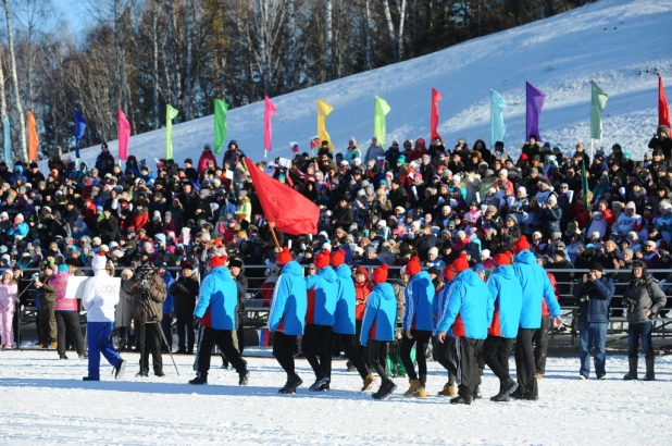 Открытие олимпиады городов Алтая на Белокурихе-2 