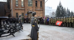 Митинг, посвященный 29-й годовщине вывода советских войск из Афганистана. Барнаул, 15 февраля 2018 года.