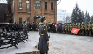 Митинг, посвященный 29-й годовщине вывода советских войск из Афганистана. Барнаул, 15 февраля 2018 года.